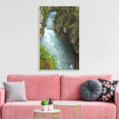 Johnston Canyon Canvas Afdruk (Insitu (Woonkamer))