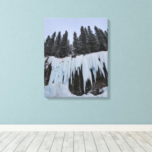 Johnston Canyon Canvas Print (Insitu (Houten vloer))