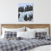 Johnston Canyon Canvasprint Canvas Afdruk (Insitu (Slaapkamer))