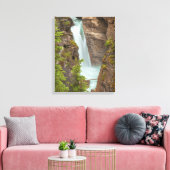 Johnston Canyon Herfsten Canvas Afdruk (Insitu (Woonkamer))