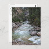 Johnston Canyon Stap Herfsten Briefkaart (Voorkant / Achterkant)