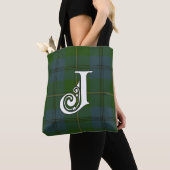Johnston Clan Tartan Monogram Tote Bag (Dichtbij)