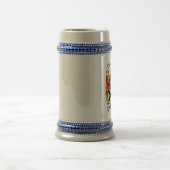 Johnston Coat of Arms Stein / Johnston Crest Stein Bierpul (Center)