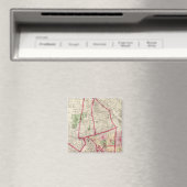 Johnston Rhode Island Map Magneet (Insitu (Vaatwasser))