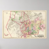 Johnston Rhode Island Map Poster (Voorkant)