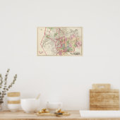 Johnston Rhode Island Map Poster (Keuken)