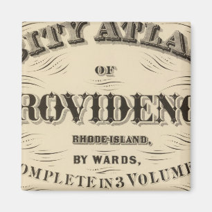 Johnston Rhode Island Zeer vroeg in de stad Hopkin Magneet