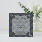 Johnston Scottish clan tartan - Pset Kaart (Staand voorkant)