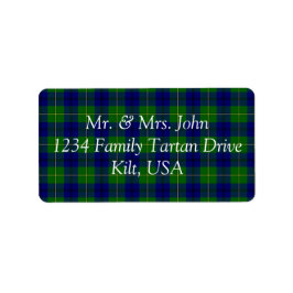 Johnston Tartan Label