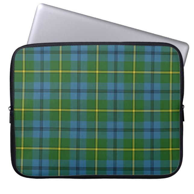 Johnston Tartan Laptop Hoesje Sleeve (Voorkant)