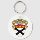 Johnston Wapenstilte/familiekust (gemanteld) Sleutelhanger (Voorkant)