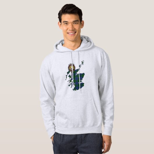 Johnstone Clan Badge Adult Hoodie (Voorkant volledig)
