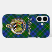 Johnstone Clan Badge & Tartan iPhone / iPad hoesje (Achterkant (horizontaal))