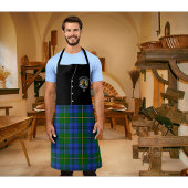 Johnstone Clan Badge & Tartan Kilt Schort