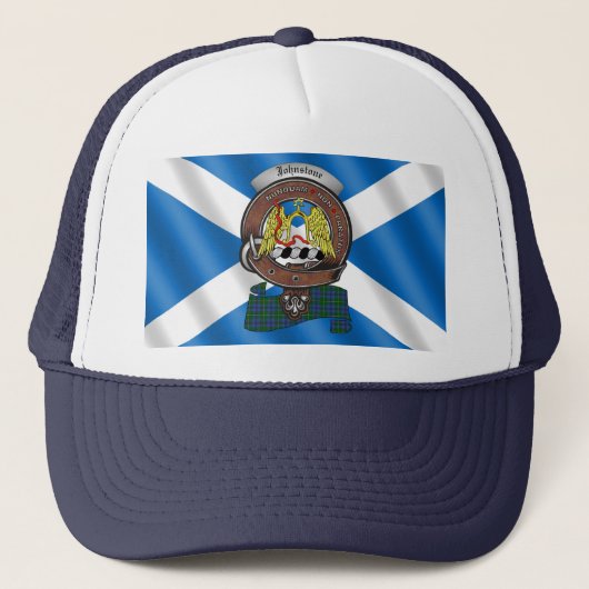 Johnstone Clan Badge Trucker Hat Pet (Voorkant)
