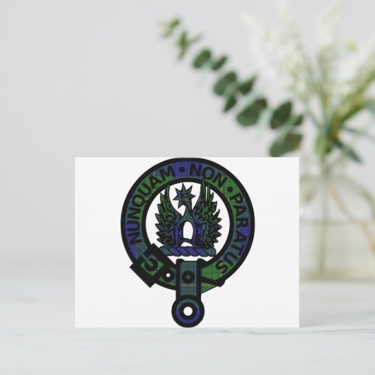 Johnstone Clan Crest Briefkaart (Staand voorkant)