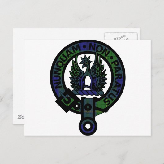 Johnstone Clan Crest Briefkaart (Voorkant / Achterkant)