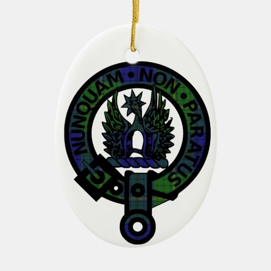 Johnstone Clan Crest Keramisch Ornament (Voorkant)