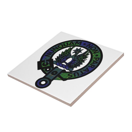 Johnstone Clan Crest Tegeltje (Zijkant)