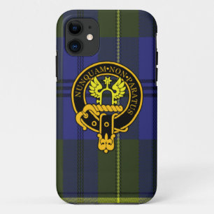 Johnstone Scottish Crest en Tartan iPhone 5/5S iPhone 11 Hoesje