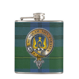 Johnstone Tartan & Badge Heupfles