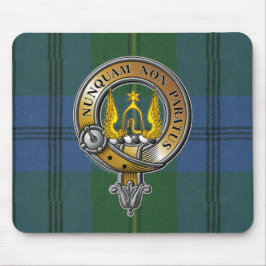 Johnstone Tartan & Badge Muismat