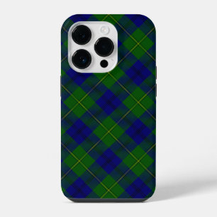 Johnstone tartan blauw groen geruit iPhone 14 plus hoesje