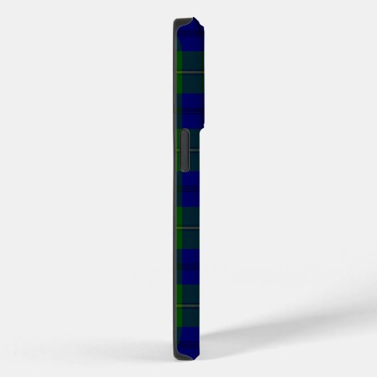 Johnstone tartan blue green plaid Case-Mate iPhone case (Achterkant / Rechts)