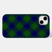 Johnstone tartan blue green plaid Case-Mate iPhone case (Achterkant (horizontaal))