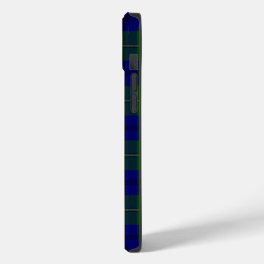 Johnstone tartan blue green plaid Case-Mate iPhone case (Achterkant / Links)
