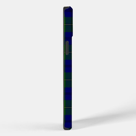 Johnstone tartan blue green plaid Case-Mate iPhone case (Achterkant / Rechts)
