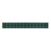 Johnstone tartan blue green plaid grosgrain lint (Voorkant)