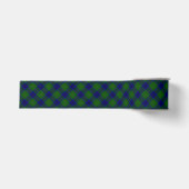 Johnstone tartan blue green plaid grosgrain lint (Voorkant)
