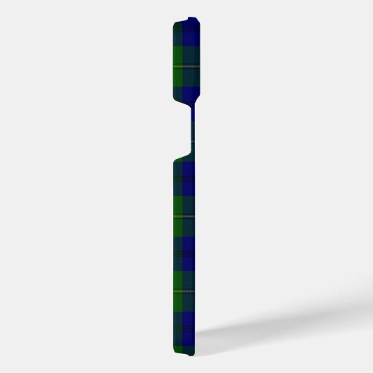 Johnstone tartan blue green plaid iPhone hoesje (Rechterkant)