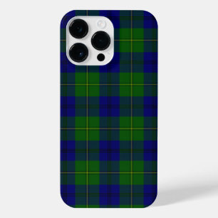Johnstone tartan blue green plaid iPhone 14 pro max hoesje