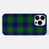Johnstone tartan blue green plaid iPhone hoesje (Achterkant horizontaal)