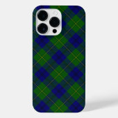 Johnstone tartan blue green plaid iPhone hoesje (Achterkant)