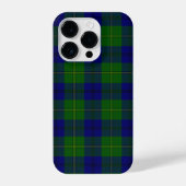 Johnstone tartan blue green plaid iPhone hoesje (Achterkant)