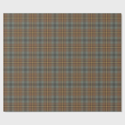 Johnstone Weathered Tartan Pset Pattern Cadeaupapier (Vlak)