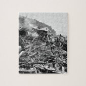 Johnstown Flood Train Wreck  1889 Legpuzzel (Verticaal)