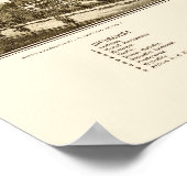 Johnstown, NY Panoramic Map - 1888 Poster (Hoek)