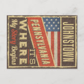 Johnstown Pennsylvania Briefkaart (Voorkant)
