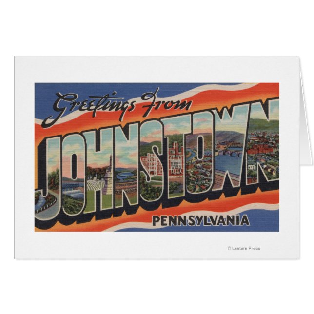 Johnstown, Pennsylvania - Grote Letter-scènes 2 (Voorkant Horizontaal)