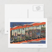 Johnstown, Pennsylvania - Grote Letter-scènes 2 Briefkaart (Voorkant / Achterkant)