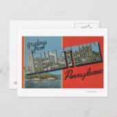 Johnstown, Pennsylvania - Grote letterscènes Briefkaart (Voorkant / Achterkant)