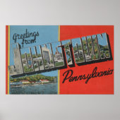 Johnstown, Pennsylvania - Grote letterscènes Poster (Voorkant)
