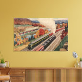 Johnstown, Pennsylvania (Handelstrainingen) Canvas Afdruk (Insitu (Woonkamer))
