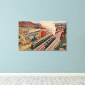 Johnstown, Pennsylvania (Handelstrainingen) Canvas Afdruk (Insitu (Houten vloer))