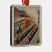 Johnstown, Pennsylvania (Handelstrainingen) Metalen Ornament (Rechts)