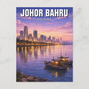 Johor Bahru Maleisië Briefkaart
